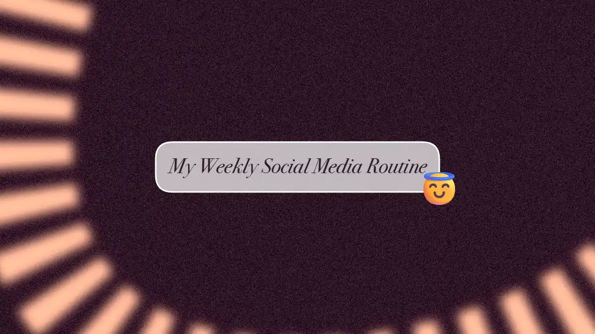 social media routine with claude