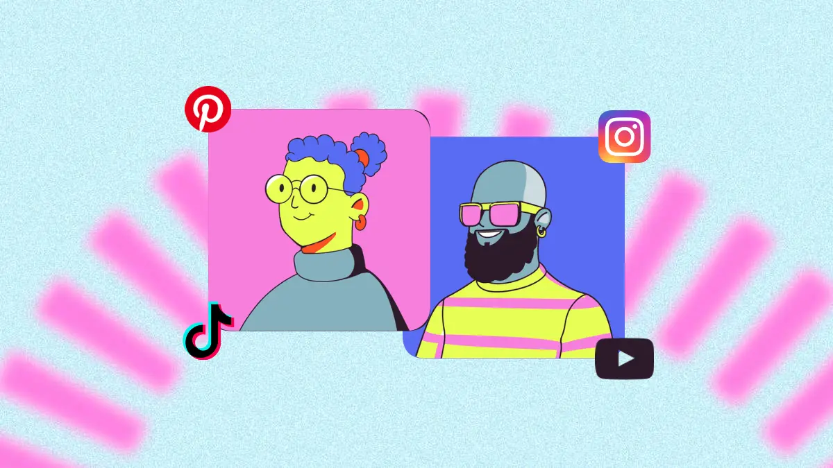 Influencer de IA nas redes sociais
