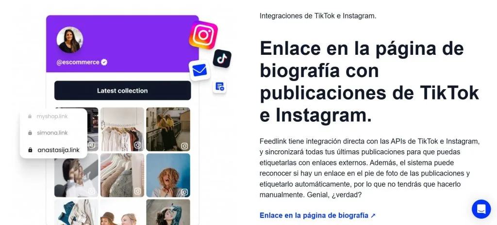 páginas parecidas a linktree