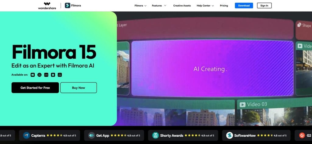 filmora editing tool