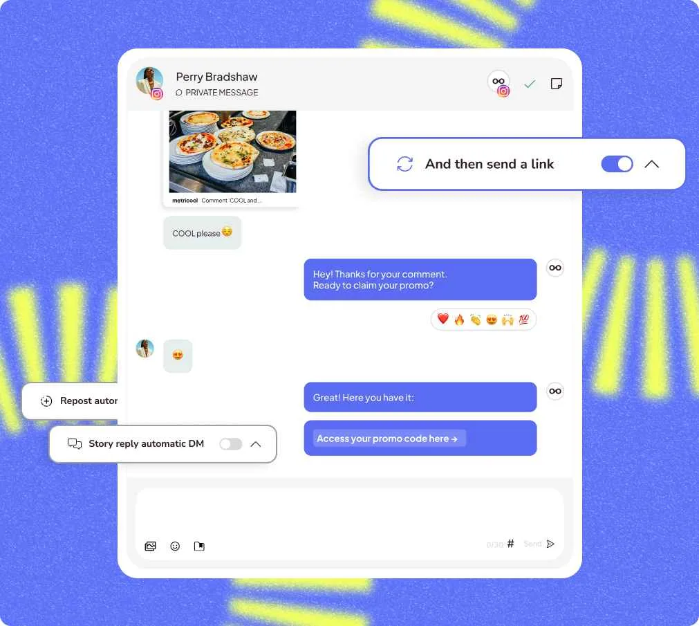 Flows de Metricool como herramienta para automatizar mensajes en instagram