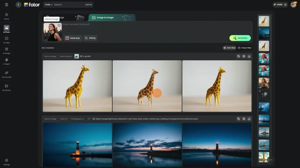 fotor - mejores ia para generar imágenes