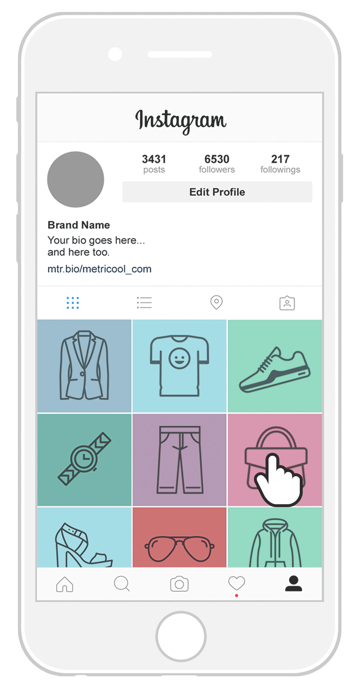 how to publish links on instagram - follow on instagram url