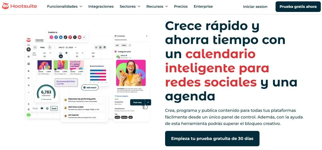 hootsuite - alternativas a buffer
