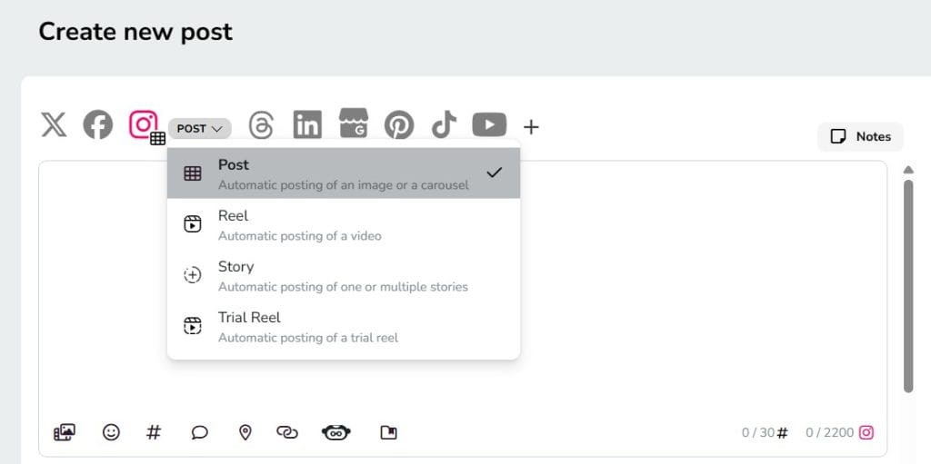 schedule videos metricool