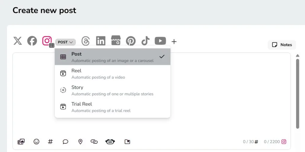 schedule videos metricool