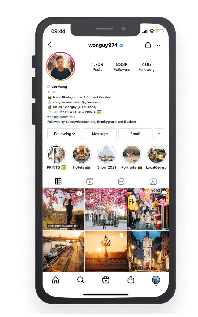 Types de profils Instagram : personnel, business et créateur