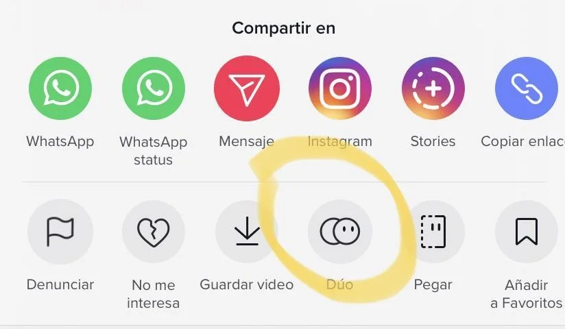 cómo hacer dúo en TikTok