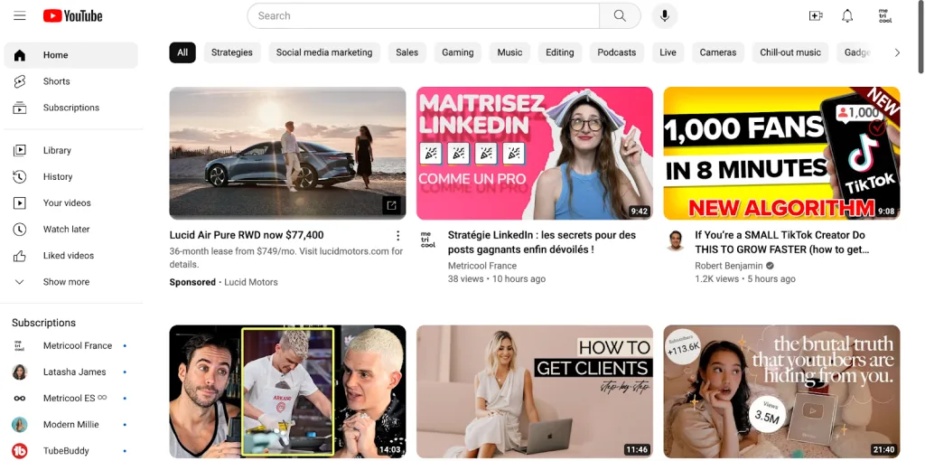 youtube thumbnails