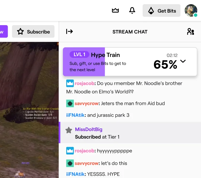 tren del hype twitch