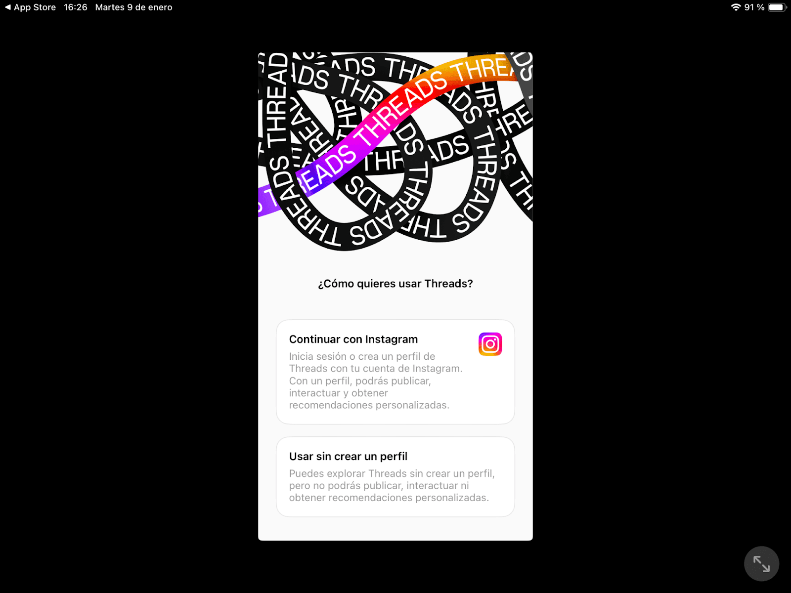 Cómo descargar Threads en iOS y Android