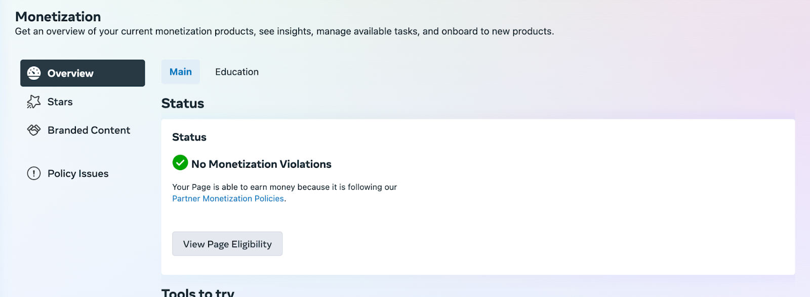 comment avoir un compte facebook monetiser