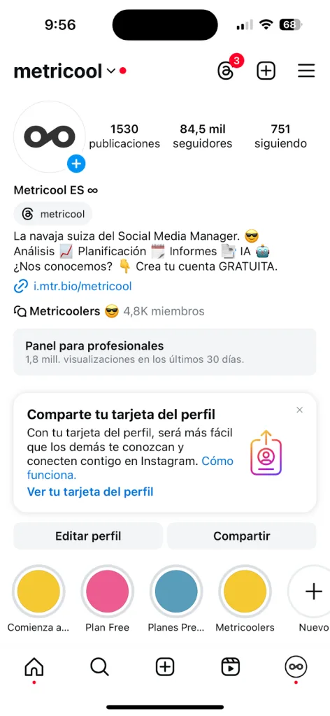 análisis seguidores instagram