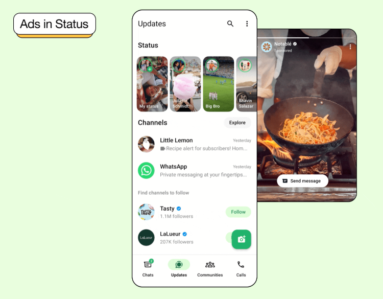 whatsapp ads