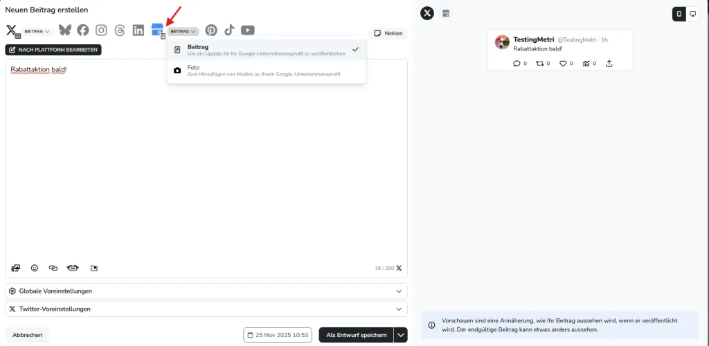 beiträge planen google unternehmensprofil