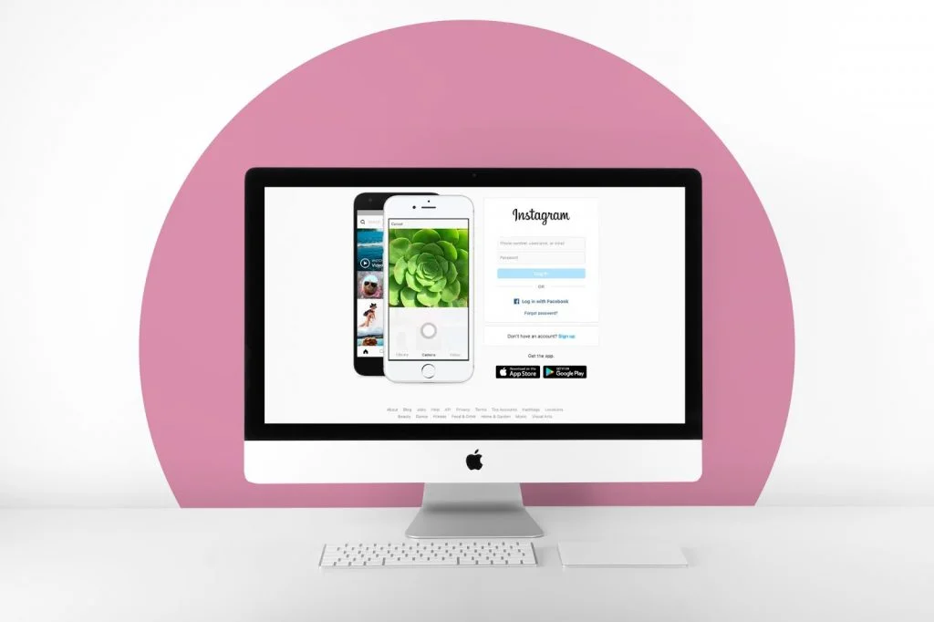 se connecter à instagram web