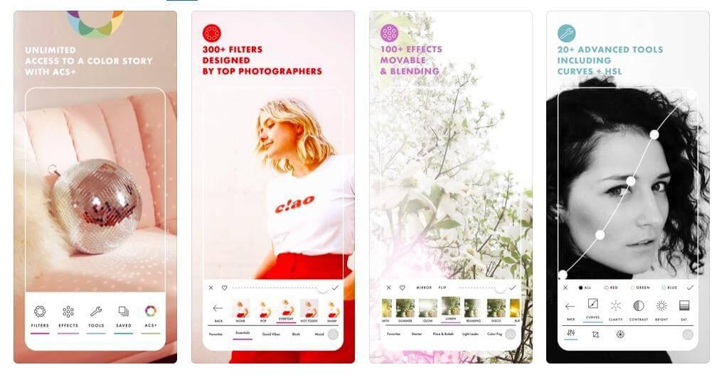 Application montage vidéo Instagram a color story