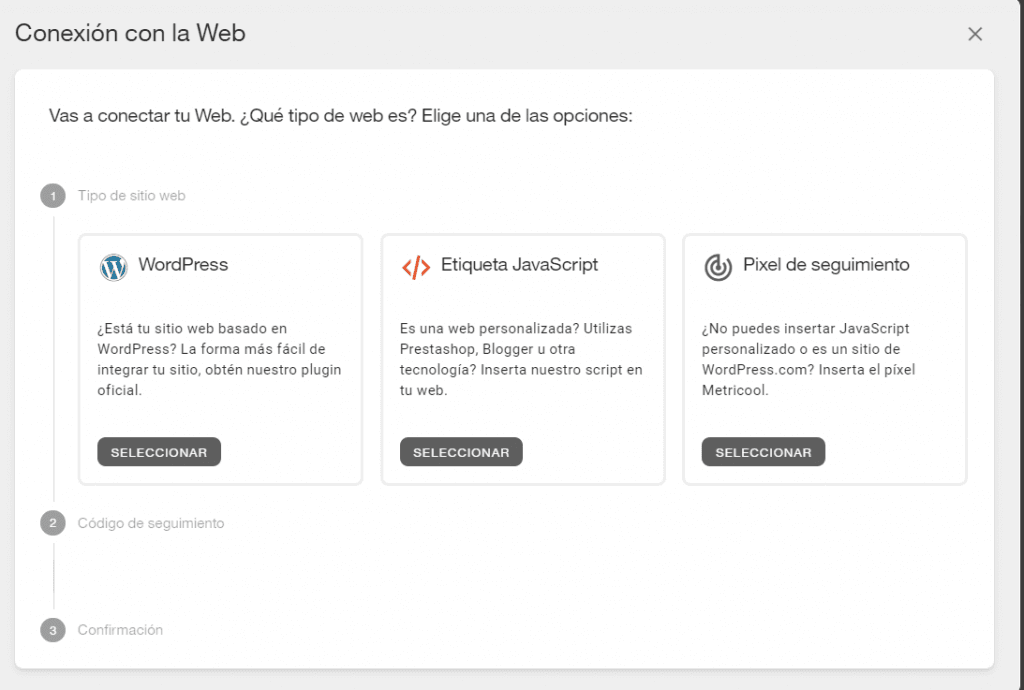 integrar metricool con wordpress