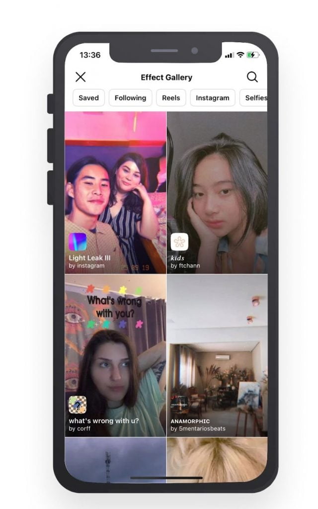 How to find filters on Instagram for your stories