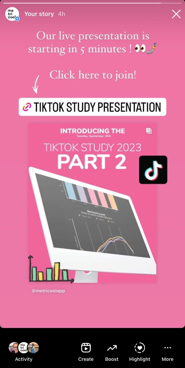 comment booster sa publication instagram