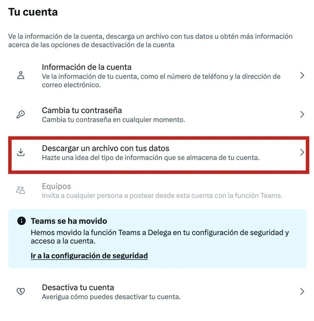 descargar archivo twitter