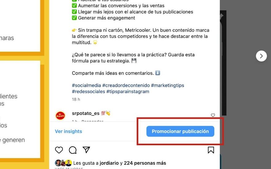 Cómo Promocionar Una Publicación En Instagram GuÍa 4678