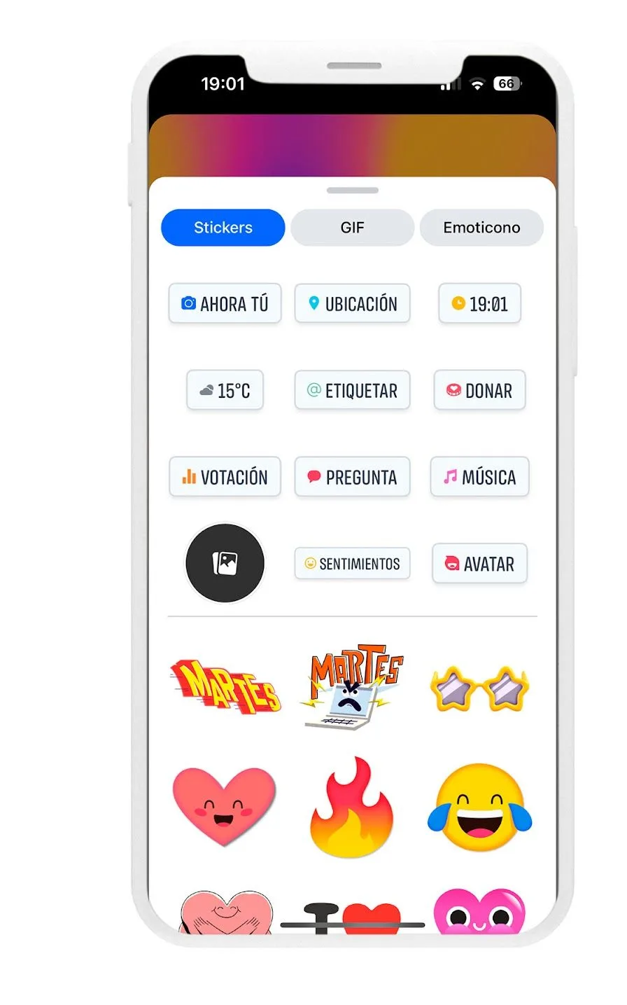 Encuestas en Facebook stories