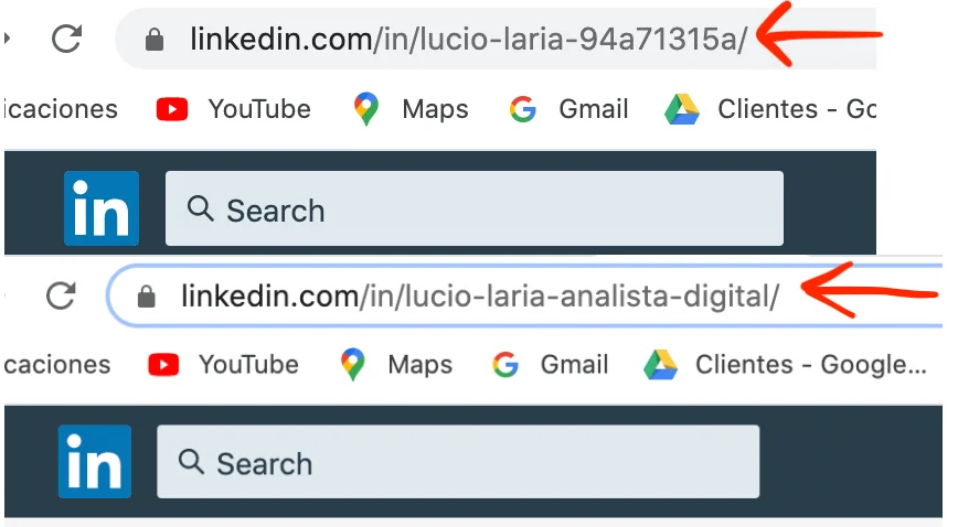 optimiser son profil LinkedIn url