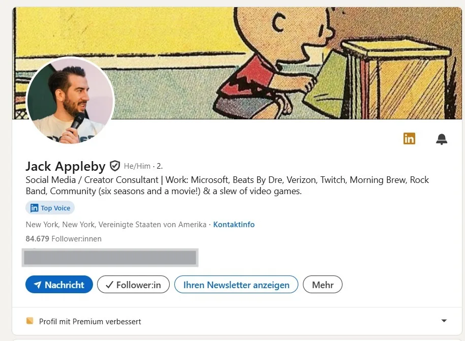 linkedin top voice example