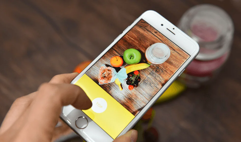 application retouche photo Instagram foodie