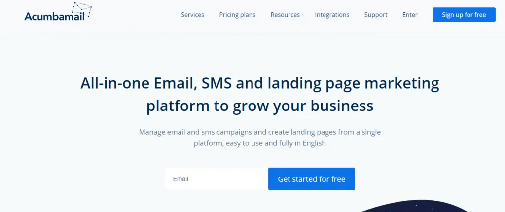 email marketing tools acumbamail