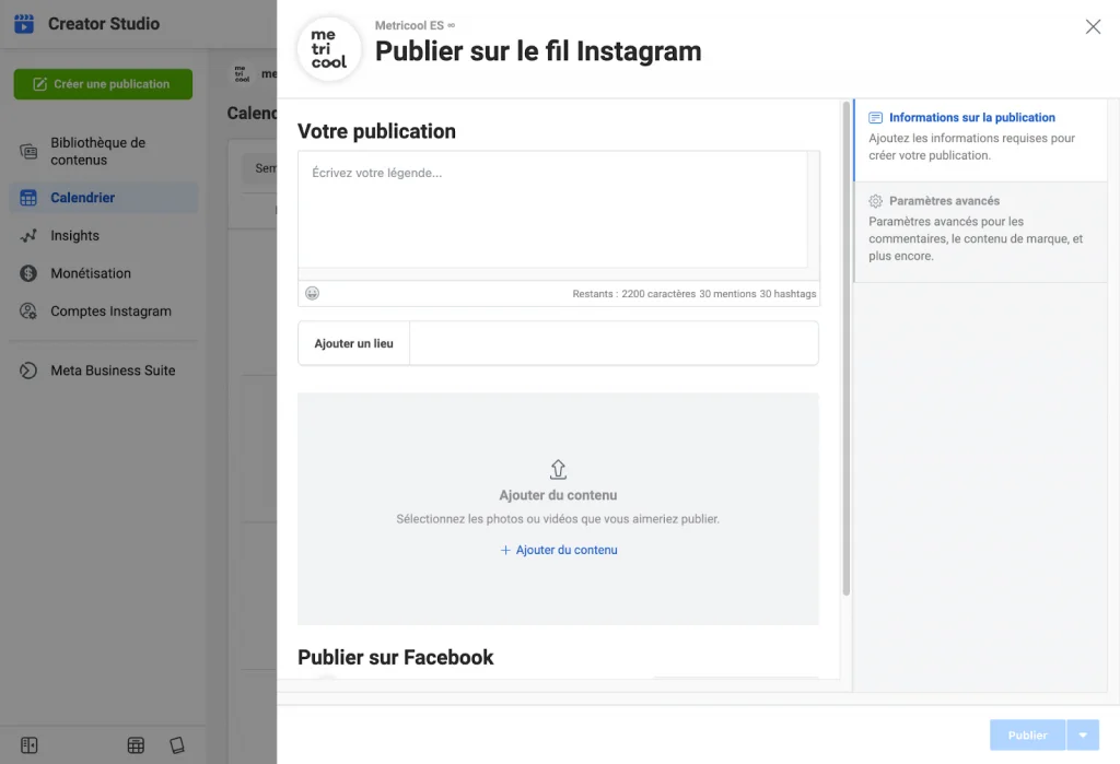 comment publier sur instagram depuis votre ordinateur avec creator studio