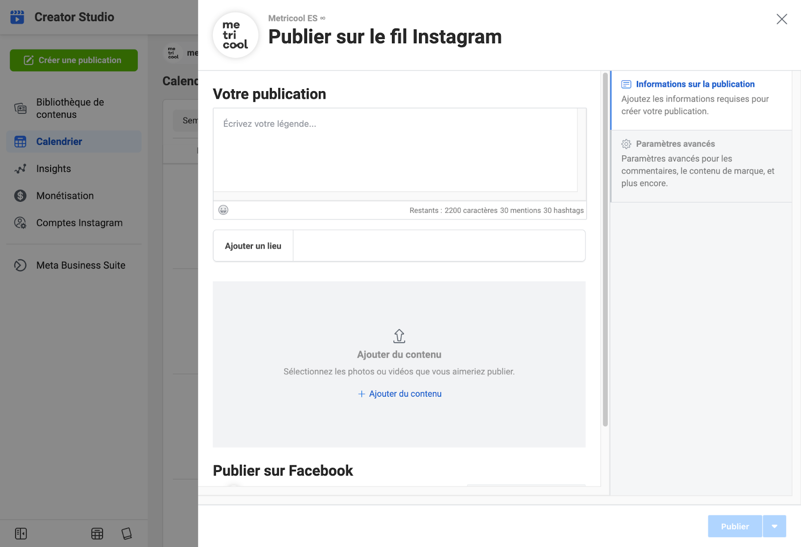 comment publier sur instagram sans facebook