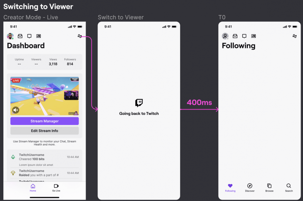 Twitch Mode Créateur comment naviguer