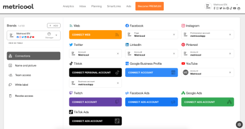 How To Connect Your Social Media Profiles With Metricool | Metricool