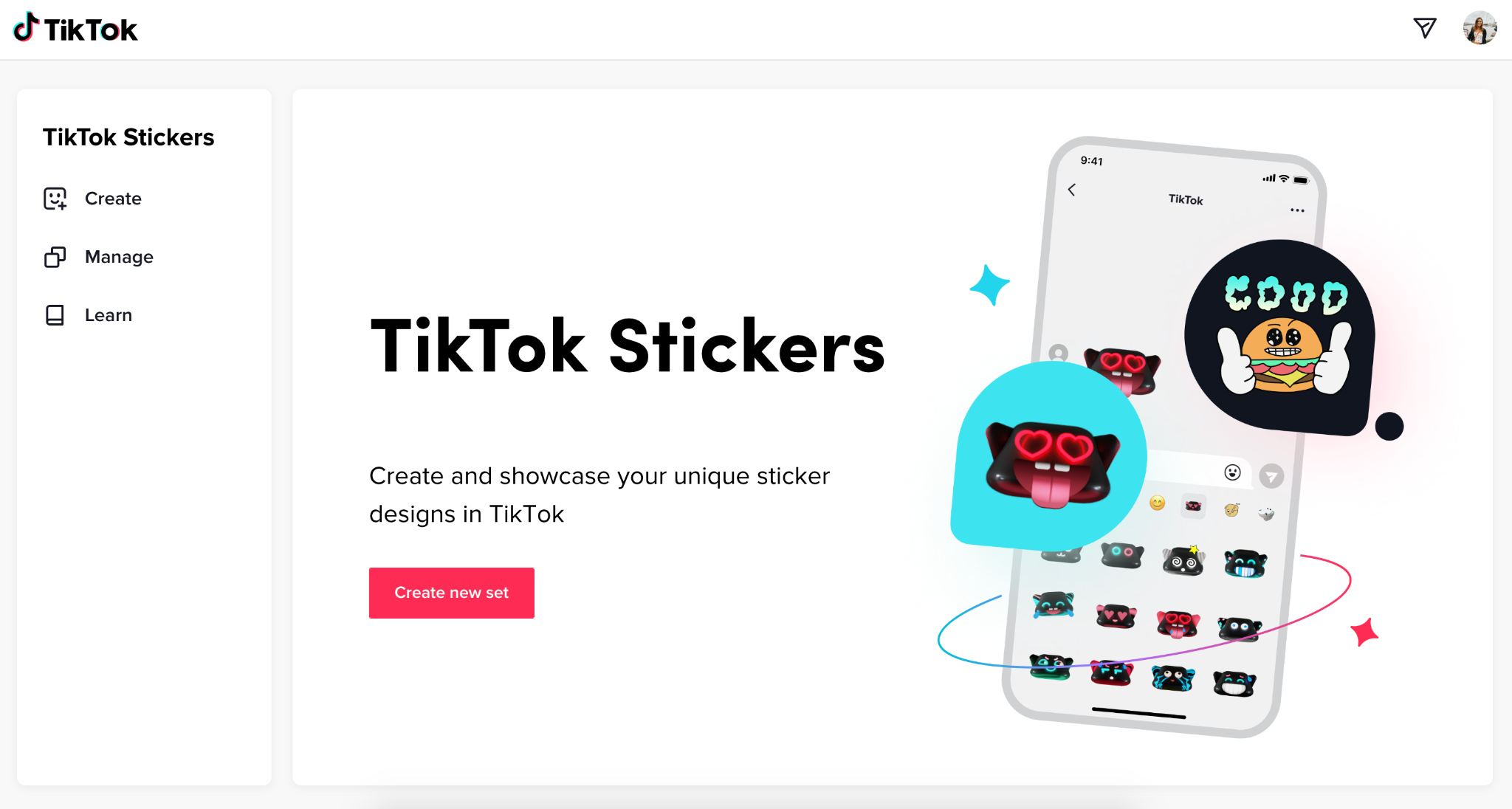 How to see stickers on tiktok