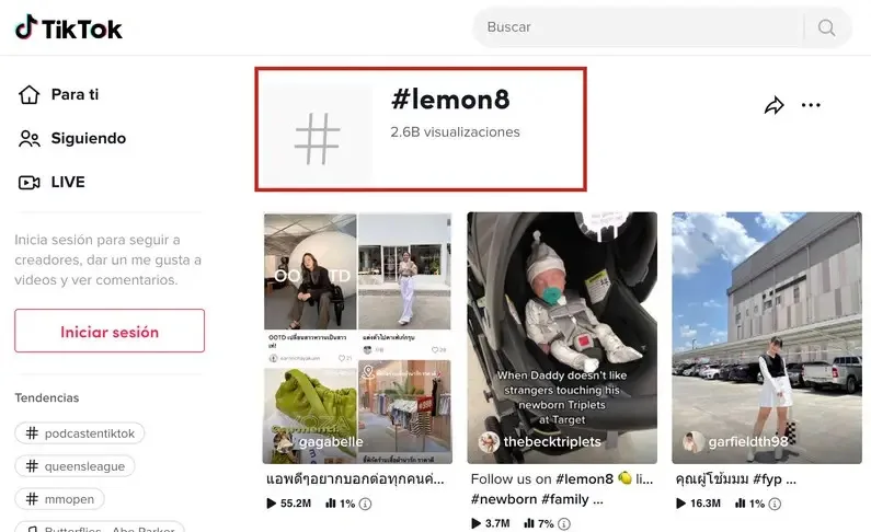 lemon8 en tiktok