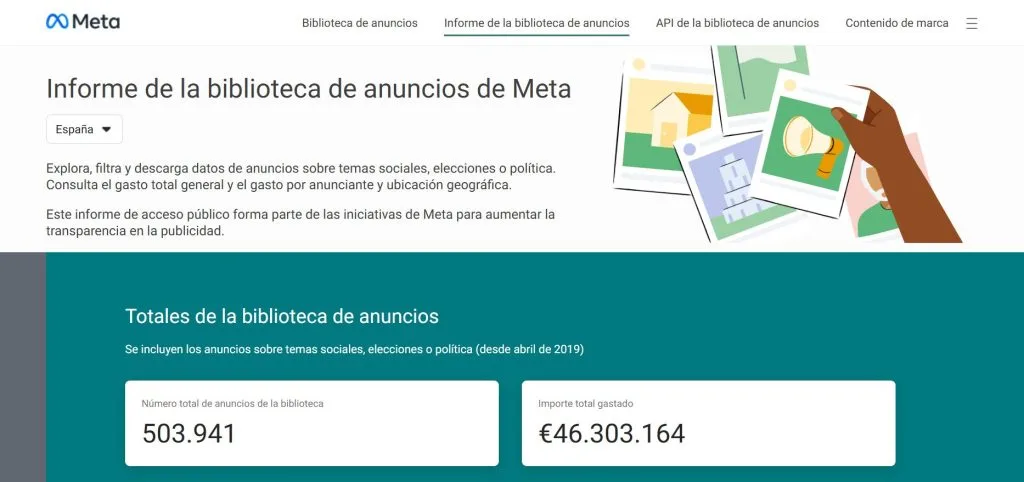meta ads library