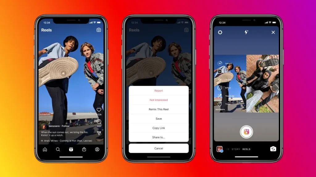 instagram reels remix