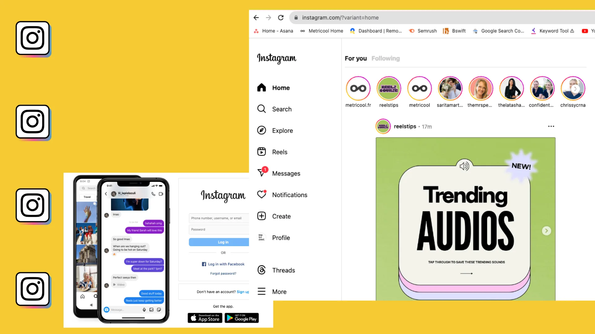 Instagram website version