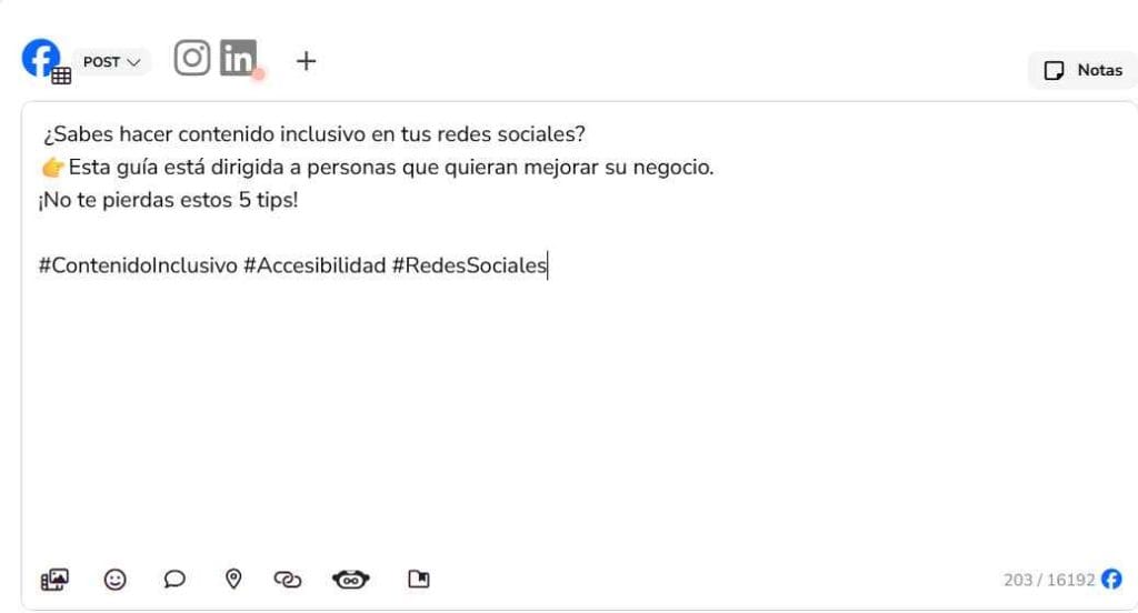 lenguaje inclusivo en redes sociales