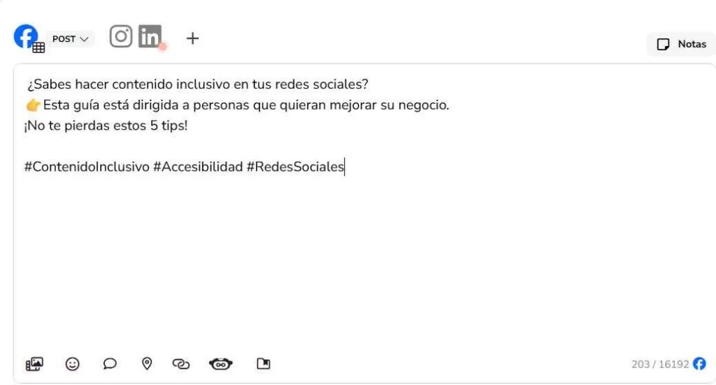 lenguaje inclusivo en redes sociales