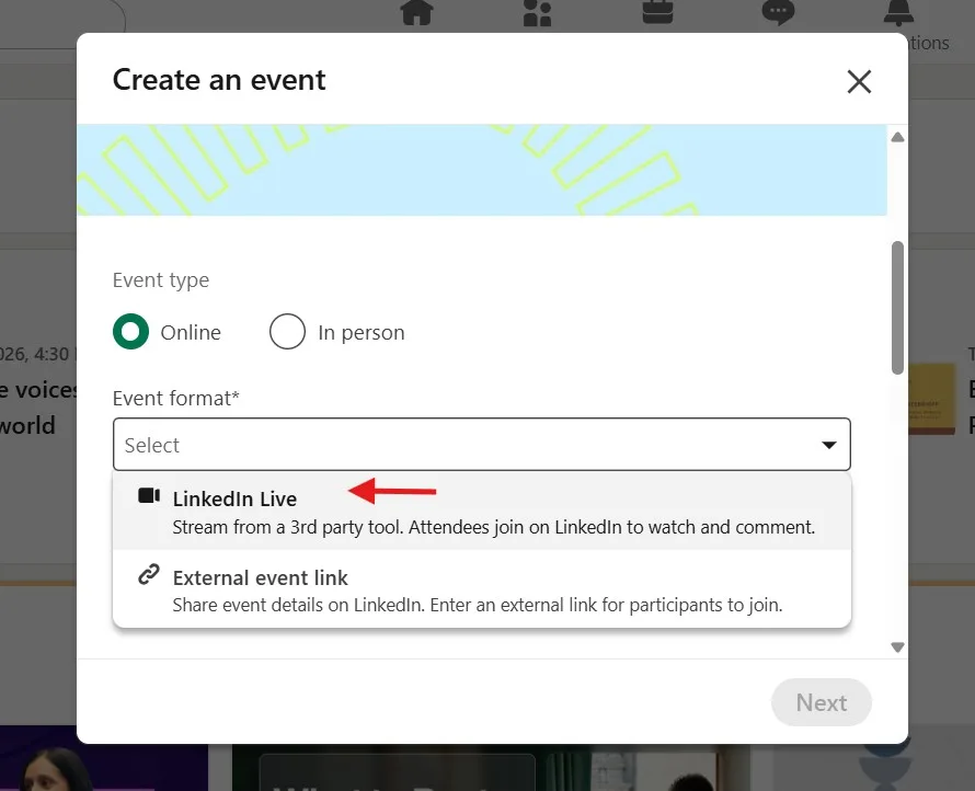 linkedin live