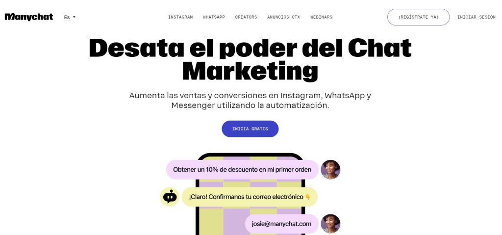 manychat - herramienta de ia