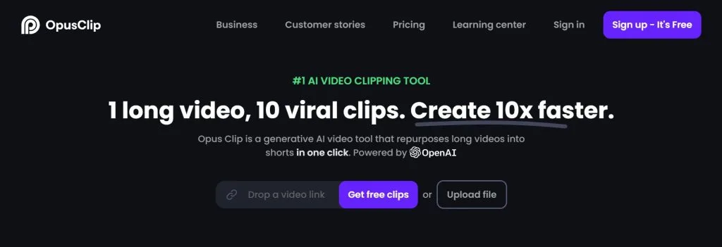 opusclip - herramienta ia para redes sociales