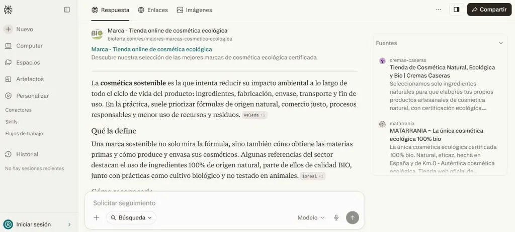 Perplexity como herramienta de ia para agencia de marketing