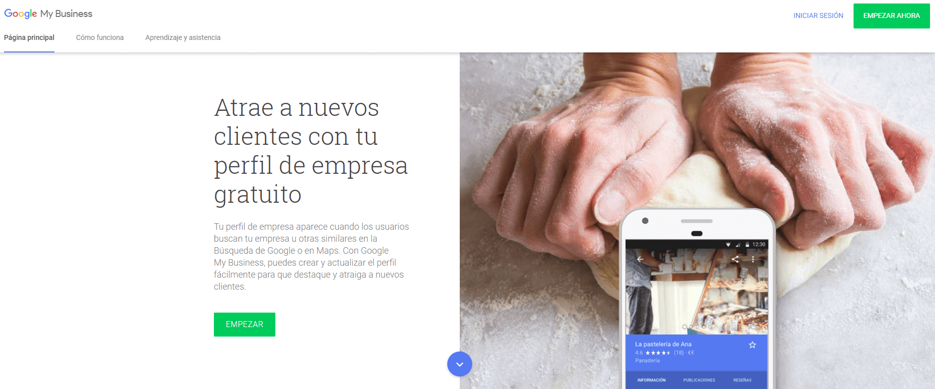 abrir ficha Google My Business