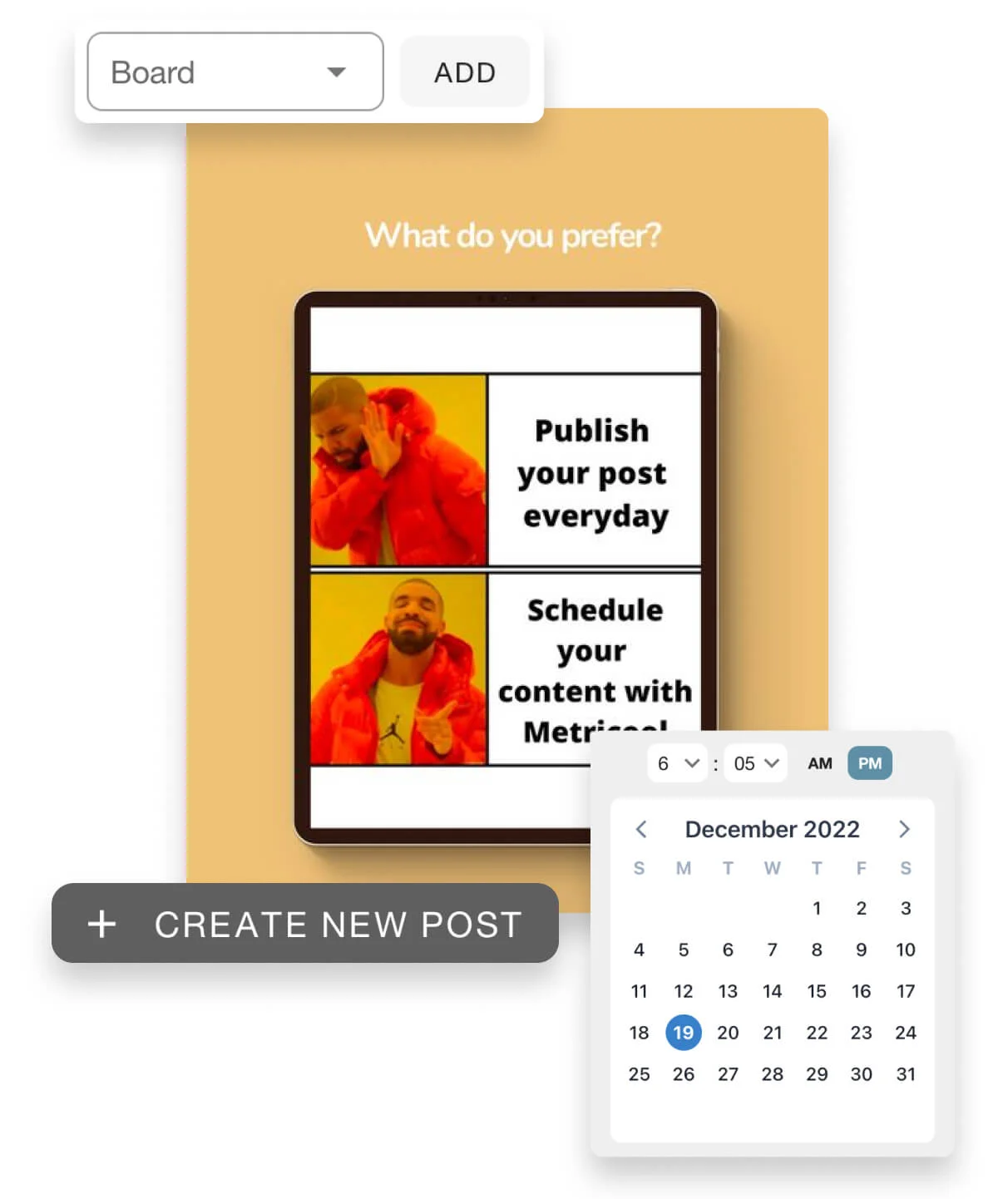 Plan and schedule Pinterest with Metricool