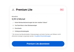 YouTube Premium: Kosten und neue Funktionen 2025