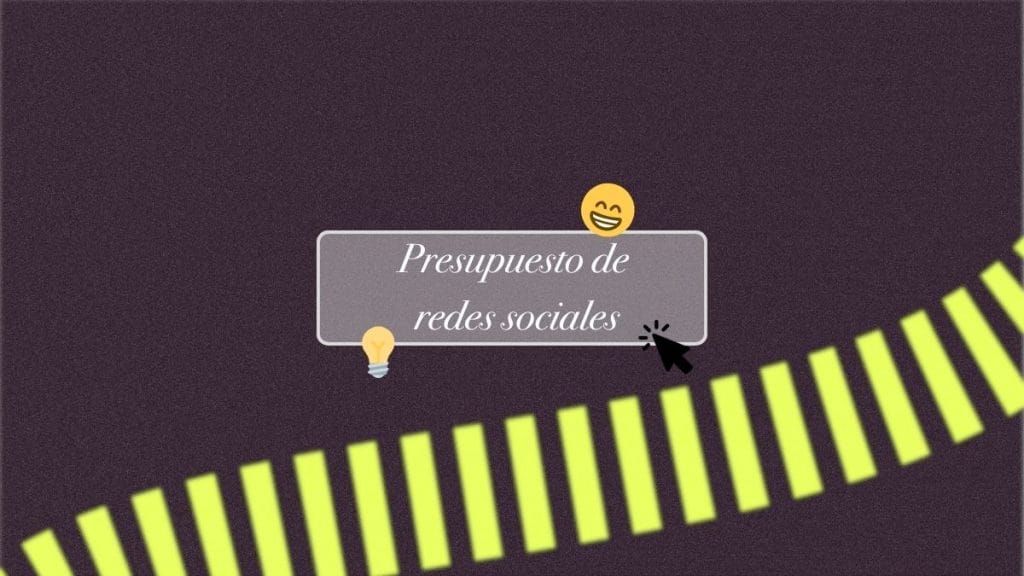 presupuesto redes sociales